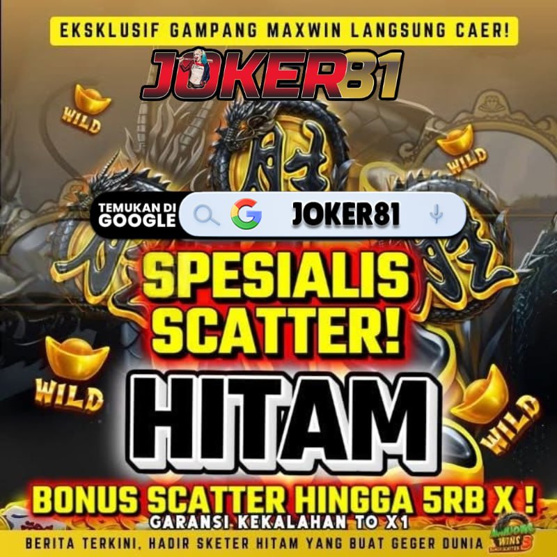 JOKER81 Slot Gacor Hari Ini! Jangan Sampai Ketinggalan Polanya Auto Maxwin